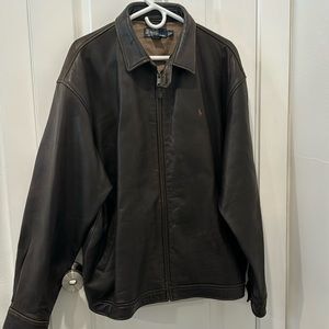 Polo Mens leather jacket XL